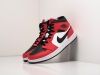 Кроссовки Nike Air Jordan 1 Mid красные женские 8315-01