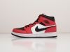 Кроссовки Nike Air Jordan 1 Mid красные женские 8315-01