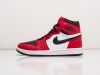 Кроссовки Nike Air Jordan 1 Mid красные женские 8315-01