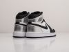 Кроссовки Nike Air Jordan 1 Mid серые женские 8885-01