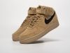 Кроссовки Nike Air Force 1 Mid бежевые мужские 19355-01