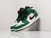 Кроссовки Nike Air Jordan 1 Mid зеленые женские 9296-01