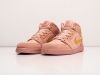 Кроссовки Nike Air Jordan 1 Mid розовые женские 10906-01