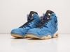 Кроссовки Nike x Travis Scott Air Jordan 6 голубые мужские 13646-01