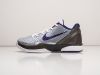 Кроссовки Nike Kobe 6 серебристые мужские 14176-01