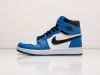 Кроссовки Nike Air Jordan 1 Mid синие женские 14376-01