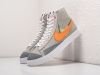 Кроссовки Nike Blazer Mid 77 серые мужские 15986-01