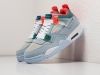 Кроссовки Nike Air Jordan 4 Retro голубые мужские 15946-01