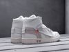 Кроссовки Nike Air Jordan 1 Mid x Off-White белые мужские 7947-01