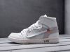 Кроссовки Nike Air Jordan 1 Mid x Off-White белые мужские 7947-01
