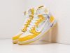 Кроссовки Nike Air Jordan 1 Mid x Off-White желтые мужские 9977-01