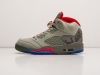 Кроссовки Nike Air Jordan 5 зеленые мужские 13157-01