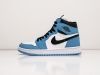 Кроссовки Nike Air Jordan 1 Mid голубые женские 14107-01