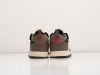 Кроссовки Nike Air Jordan 1 Low x Travis Scott коричневые коричнев 17457-01