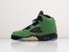 Кроссовки Nike Air Jordan 5 зеленые мужские 18037-01