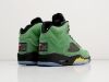 Кроссовки Nike Air Jordan 5 зеленые мужские 18037-01