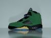 Кроссовки Nike Air Jordan 5 зеленые мужские 18037-01