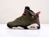 Кроссовки Nike x Travis Scott Air Jordan 6 зеленые мужские 4168-01