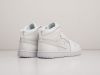 Кроссовки Nike Air Jordan 1 Mid белые бел 14608-01