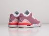 Кроссовки Nike Air Jordan 3 розовые женские 9898-01