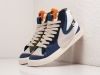 Кроссовки Nike Blazer Mid 77 Jumbo синие мужские 13678-01