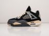 Кроссовки OFF White x Nike Air Jordan 4 Retro черные мужские 14728-01