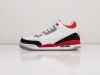 Кроссовки Nike Air Jordan 3 белые бел 9989-01