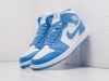 Кроссовки Nike Air Jordan 1 Mid голубые мужские 13919-01
