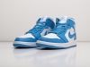 Кроссовки Nike Air Jordan 1 Mid голубые женские 10629-01