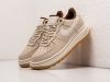 Кроссовки Nike Air Force 1 Luxe Low бежевые женские 13169-01