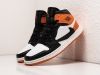 Кроссовки Nike Air Jordan 1 Mid x Travis Scott разноцветные мужские 13569-01