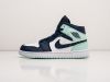 Кроссовки Nike Air Jordan 1 Mid разноцветные женские 13659-01