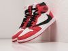 Кроссовки Nike Air Jordan 1 High x Travis Scott красные мужские 16359-01